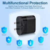 Chargeur mural multi-ports USB 48W PD Prise EU US UK Adaptateur secteur 3A Chargement rapide Chargeurs muraux Cargadore De Celular