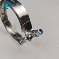 Collier de serrage V-Band pour turbocompresseur HC 6732-81-8220 en acier inoxydable, garantie de 3 mois pour E320D C6.4 pour 6D102 6D107