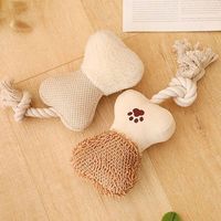Jouet à mâcher en peluche pour chat et chien, nœud en corde, os, pour chaton, vente en gros
