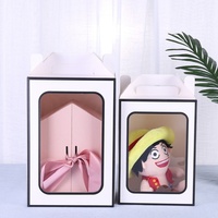 Sacs cadeaux rectangulaires en carton blanc en gros avec fenêtre transparente – Boîtes d'emballage élégantes pour options cadeaux Fête des Femmes