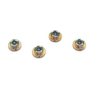 Unidad de Altavoz con Forma de Bolígrafo Chapada en Oro de 10 mm, Accesorio de Auriculares de Alta Fidelidad, Componente de Audio para DIY - Product Image 2
