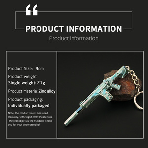 Llavero Valorant, Modelo de Pistola, Colección de Juguetes, Colgante para Niños, Campeón <span class=keywords><strong>Vandel</strong></span> Jett, Llavero Valorant Exquisito de Fábrica - Product Image 2