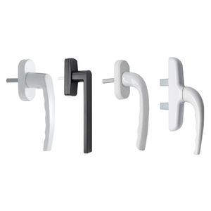 Poignée de verrouillage multipoints en aluminium pour fenêtre <span class=keywords><strong>à</strong></span> battant, idéale pour appartement, maison, bureau, salle de bain, hôtel, villa - Installation facile - Product Image 1