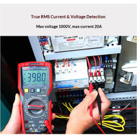 Multimètre numérique UNI-T True RMS UT890C UT890D Gamme manuelle AC/DC Fréquence Capacité Testeur de température avec rétroéclairage