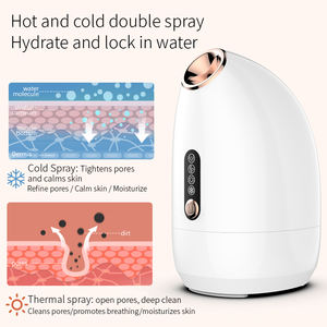 Vaporizador Facial Iónico Frío/Caliente Nano para Limpieza Profunda de Senos Nasales, Puntos Negros y Acné, Sauna Spa Eléctrica Personalizada para el Hogar - Product Image 4
