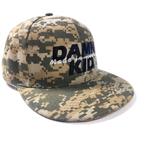 Topi Baseball Logo kustom kartun Vintage, topi Baseball pinggiran datar tagihan Snapback Camo pria, topi Trucker jala tertutup ekstra besar untuk pria