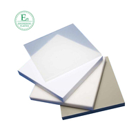 Feuille de film de panneau de polycarbonate de pp Bloc de coupe pliant acrylique extrudé fait de panneau de plastique ondulé blanc multi