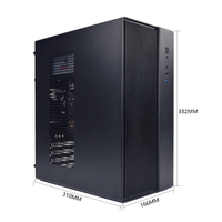 Sharerdp OEM ODM Intel Core I3 14.ª Generación 14100 DDR4 4K Hardware y Software para Juegos, Mini PC de Escritorio, Carcasa de Computadora para Juegos y Oficina