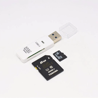 Adaptador Externo USB 3.0 T01, Lector de Tarjetas TF y SD con Ranura para Tarjetas de Memoria Flash, Plug and Play, para Computadora Portátil, Computadora de Escritorio y TV
