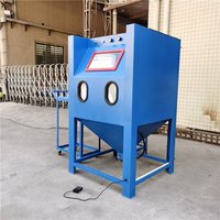 Rueda portátil mini máquina de chorro de arena de hormigón vacío máquina de chorro de arena láser