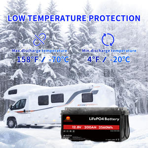 HHS 24V 100Ah LiFePO4 siklus dalam Lithium besi fosfat Baterai 2560Wh 6000 siklus garansi 5 tahun bersertifikat CE untuk RV Trolling - Product Image 5