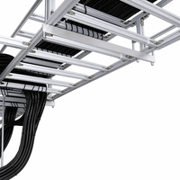 Plateau de câblage industriel en aluminium résistant aux intempéries avec surface anodisée pour le câblage intérieur et la pose de câbles des centrales photovoltaïques