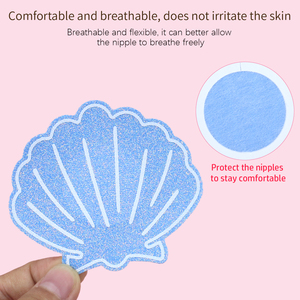 2025 nuovo Design pasticcini blu conchiglia per il seno grazioso Sexy copri capezzoli per le vacanze al mare - Product Image 3