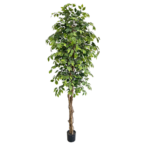 Factory Price 250cm Ficus <strong>Tree</strong> Wedding Large <strong>Artificial</strong> <strong>Tree</strong> With Plastic Pot <strong>Artificial</strong> Bonsai <strong>Tree</strong> for Decoration - Product Image 1