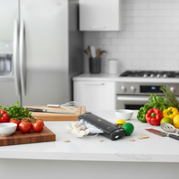 Scelleuse sous vide portable automatique sans fil USB en plastique, design compact, capacité 1,1-2,0 L, faible bruit, pour usage domestique et en camping-car