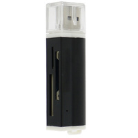 Múltiples en 1 lector de tarjetas SD USB 2,0 adaptador de tarjeta de memoria SD Microsd HC TF M2 MMC MS Pro Duo