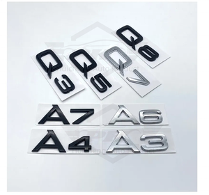 Nouveau Style Voiture Arrière Coffre Emblème Lettre Autocollants Badge pour <span class=keywords><strong>Audi</strong></span> Q2 Q3 Q5 Q7 Q8 TT <span class=keywords><strong>A3</strong></span> A5 A6L A7 A4L A8L Quattro 35 45 55 TFSI - Product Image 6