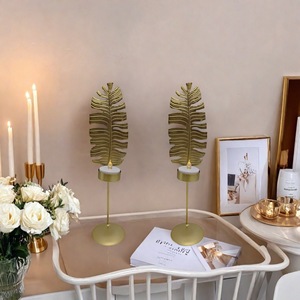 Iron Candlesticks For Romantic Dinners Table Decor Modern Bedroom Home Decoration Durable Valentine'S Day Use - Product Image 3