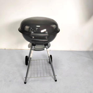 Charbon de bois de dégagement de grilles de <span class=keywords><strong>barbecue</strong></span> portatives avec des roues, gril de camping en acier de mise à niveau, grilles extérieures de charbon de bois - Product Image 4