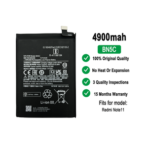 Baterías de iones de litio BN5C para <span class=keywords><strong>Xiaomi</strong></span> Redmi Note 11 Batería de teléfono <span class=keywords><strong>original</strong></span> - Product Image 2