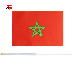 Banderas Nacionales al por Mayor, Mini Bandera de Marruecos, Bandera de Marruecos para Agitar con la Mano, para Eventos Deportivos, Decoración de Fiestas - Product Image 5