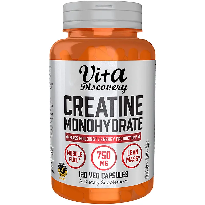 निजी लेबल पूर्व-कसरत बड़े पैमाने पर निर्माण ऊर्जा उत्पादन Creatine Monohydrate खेल पोषण स्वास्थ्य पूरक