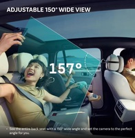 Adaptateur CarPlay sans fil Ottocast Cabin Care pour surveiller bébé en voiture, 2 en 1, sécurité des enfants en temps réel sur les sièges arrière, 64 Mo de RAM + 16 Mo de ROM, Bluetooth