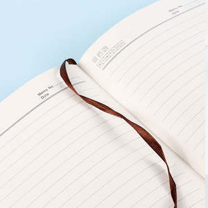 Cahier promotionnel à couverture rigide A5 personnalisé Couverture en cuir Journal Fabrication de carnet de notes - Product Image 2