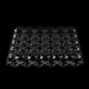 Bán Buôn Nhựa Khay Trứng Vỉ Dùng Một Lần Tái Chế Trong Suốt Pet Nhựa 30 Pcs Trứng Cho Trang Trại Gà Khay Trứng - Product Image 4