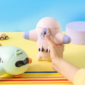 PINKAH Gourde pour enfants en PPSU, forme avion, 430 ml/15 oz, sans BPA, anti-fuite, avec paille et sangle, compatible lave-vaisselle - Product Image 4