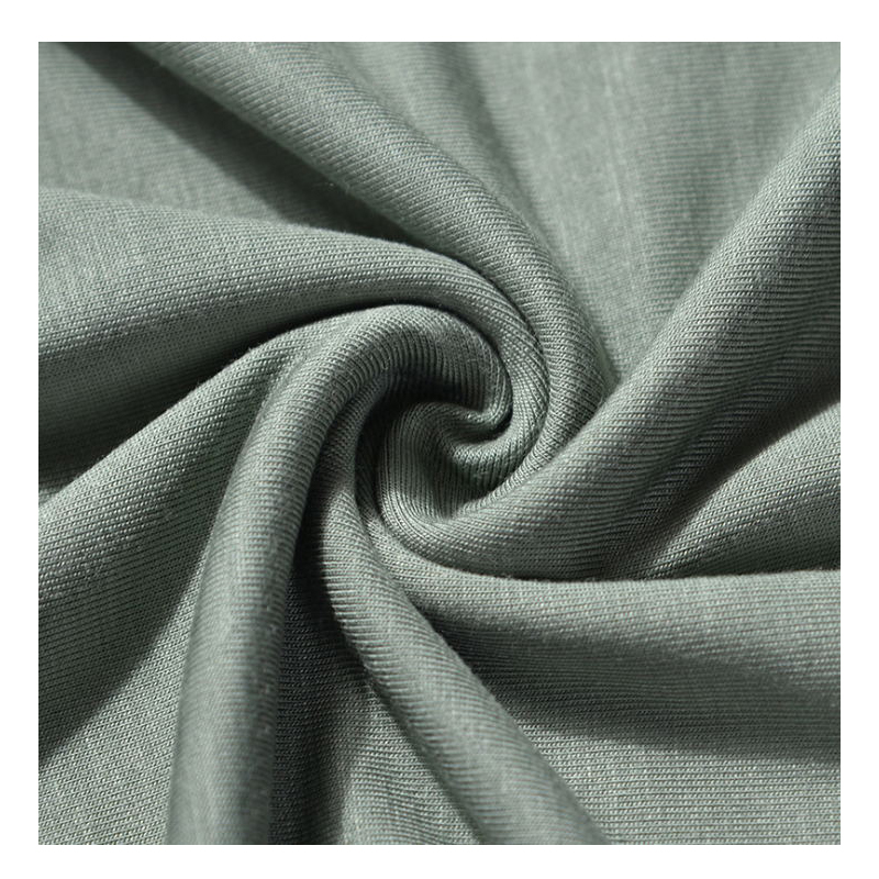 Wholesale Bamboo Woven Fabric Bamboo Fabric Single Jersey Lined Bamboo Stretch Fabric