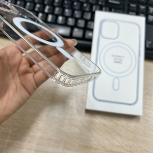 Nueva Funda Trasera Magnética Transparente de TPU+PC para Teléfono Móvil <span class=keywords><strong>iPhone</strong></span> 17 Air 16e 15 Plus 14 12 <span class=keywords><strong>13</strong></span>, para <span class=keywords><strong>iPhone</strong></span> 17 Pro Max - Product Image 6