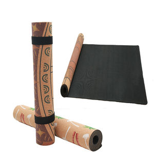 Tapis de <span class=keywords><strong>yoga</strong></span> en liège de luxe Eco-Light, purement écologique, abordable, esthétique minimaliste et résistant à la sueur - Product Image 1