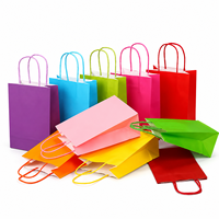 Sac de shopping en papier kraft premium pour boutique de vêtements, bijoux, emballage cadeau, sac en papier brun uni, vente en gros, solution personnalisée