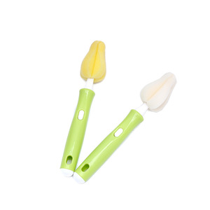 Juego de cepillos para biberones Aixin con cabezal de esponja reemplazable para limpieza de biberones - Product Image 1