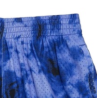 Short de basketball pour homme, design personnalisé, tendance, grande taille, taille élastique, imprimé motif étoiles bleu et noir, respirant et séchage rapide