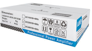Amplificateur domestique <span class=keywords><strong>intégré</strong></span> JBHKJ J08D 80W 70V/100V 350W <span class=keywords><strong>avec</strong></span> micro pour systèmes de sonorisation et de karaoké - Product Image 6