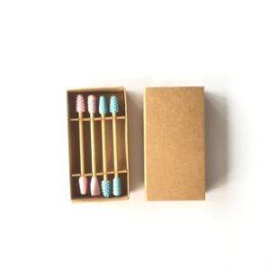 Tiges en bambou et Silicone réutilisables, 2 à 4 pièces, écologiques, pour le maquillage, le nettoyage des oreilles - Product Image 4