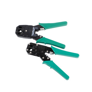 Pinza Multifunción para Cables de Red, 23 AWG, Cuerpo de Acero, Mango de Agarre Suave para Crimpar, Pelar y Cortar - Product Image 5