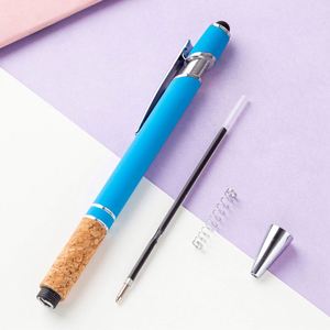 Bolígrafo Publicitario de Aluminio con Punta Capacitiva y Efecto Madera, Personalizable con Logotipo, Nuevo - Product Image 4