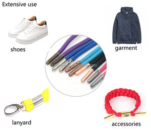 Bañadores de color personalizados con cordones, puntas de metal dorado y tapones de calidad Aglets tipo tornillo para un estilo de vida activo - Product Image 6