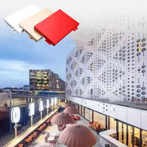 Revestimiento decorativo perforado tallado de aluminio Paneles de pared cortados con láser de aluminio Diseño moderno personalizado Decorativo - Product Image 4