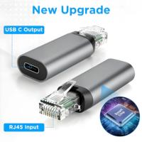 Adaptateur ZUOGUO RJ45 Type-C prenant en charge une vitesse de 1000 Mbps pour les jeux en ligne, la diffusion en direct, compatible avec les ordinateurs portables/tablettes/téléphones portables Chine