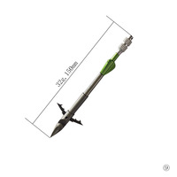 Fléchettes de chasse et de pêche en acier inoxydable de haute qualité de 140-150 mm, accessoires de lance-pierre pour la chasse en plein air