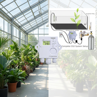 Contrôleur de CO2 pour serre Plug & Play, capteur NDIR haute précision, mode jour/nuit automatique, certifié CE pour la culture de champignons et l'agriculture hydroponique