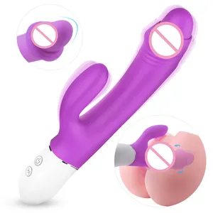 S-hande Vibrator Kelinci Klitoris Klitoris G Spot, Vibrator G Spot, Mainan Seks Vibrator Kelinci Pemijat Dildo