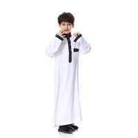 Vêtements islamiques ethniques pour enfants Abaya brodée pour enfants, caftan arabe musulman traditionnel arabe Thobe Robe pour enfants Abaya Robe