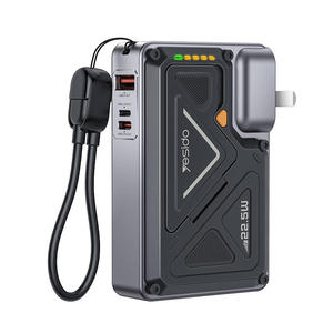 Portable Power Station 20000mAh 22.5W <b>Fast</b> <b>Charging</b> With Built-In Cables Type-C Input Output USA <b>Plug</b> Li-Polymer Battery - Product Image 4