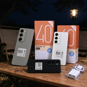 Spark 40 Pro, teléfono móvil para aprendizaje, versión global desbloqueada, smartphone 5G, varios colores, venta al por mayor, Android 15 - Product Image 4