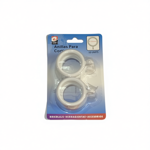 Anillas Para Cortina Plastic 33mm 10 Units For Curtains - Product Image 2